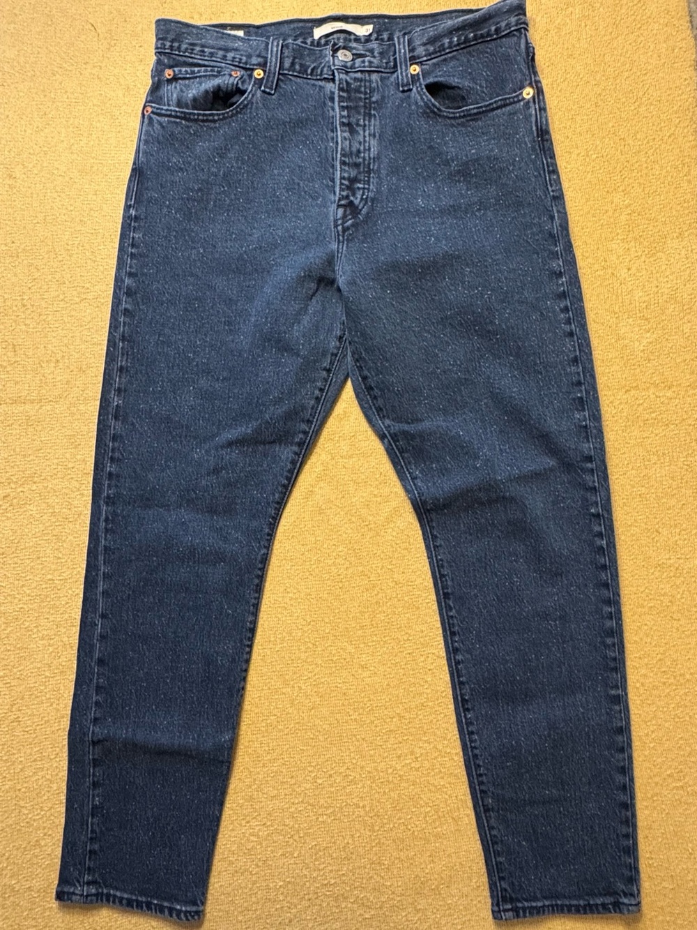 Levi's Women's Straight Leg Wedgie Jeans in Dark Indigo